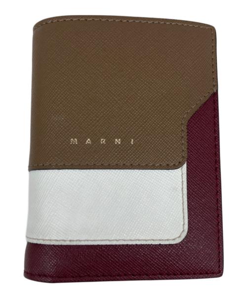 MARNI（マルニ）MARNI (マルニ) トランク バイフォールドウォレット ブラウンの古着・服飾アイテム