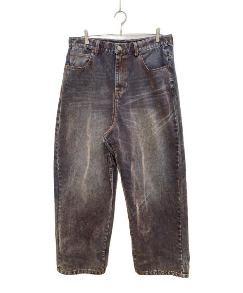 WHITELAND（ホワイトランド）WHITELAND (ホワイトランド) デニムパンツ ブラウン サイズ:Freeの古着・服飾アイテム