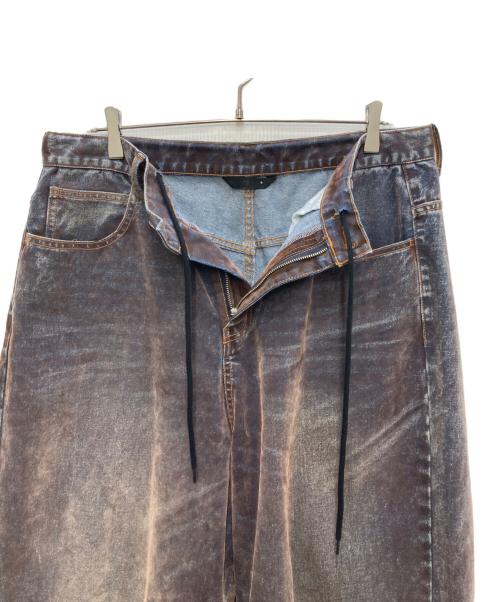 WHITELAND（ホワイトランド）WHITELAND (ホワイトランド) デニムパンツ ブラウン サイズ:Freeの古着・服飾アイテム