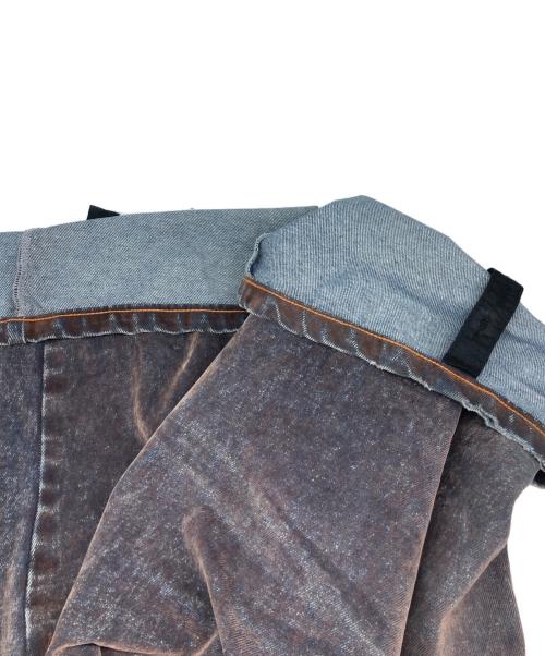 WHITELAND（ホワイトランド）WHITELAND (ホワイトランド) デニムパンツ ブラウン サイズ:Freeの古着・服飾アイテム
