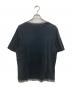 N°21 (ヌメロヴェントゥーノ) ヴィンテージ加工ロゴTシャツ ブラック サイズ:Ｌ：7000円