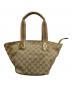 GUCCI (グッチ) GGキャンバストートバッグ ベージュ：9000円