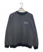 The Ennoy Professionalザ エンノイ プロフェッショナル）の古着「BORDER CREW」｜ホワイト×ブラック