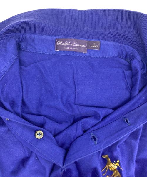 RALPH LAUREN Purple Label（ラルフ ローレン パープル レーベル）RALPH LAUREN Purple Label (ラルフ ローレン パープル レーベル) ポロシャツ ネイビー サイズ:Mの古着・服飾アイテム