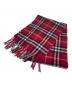 BURBERRY（バーバリー）の古着「カシミヤ100％マフラー」｜レッド