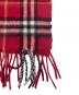 BURBERRY (バーバリー) カシミヤ100％マフラー レッド 未使用品：6000円