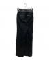 Mame Kurogouchi (マメクロゴウチ) High Waisted Chino Wide Trousers ブラック サイズ:2：12000円