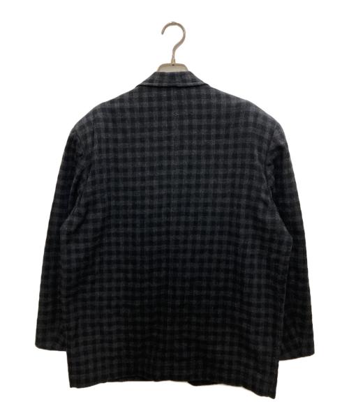 tricot COMME des GARCONS（トリココムデギャルソン）tricot COMME des GARCONS (トリココムデギャルソン) ヴィンテージチェックテーラードジャケット ブラック サイズ:-の古着・服飾アイテム