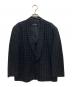 tricot COMME des GARCONS（トリココムデギャルソン）の古着「ヴィンテージチェックテーラードジャケット」｜ブラック
