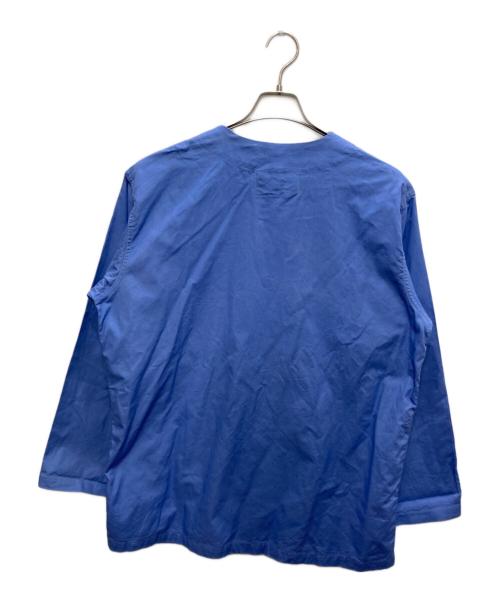 US ARMY（ユーエスアーミー）US ARMY (ユーエスアーミー) パジャマシャツ ブルー サイズ:Mの古着・服飾アイテム