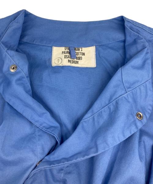 US ARMY（ユーエスアーミー）US ARMY (ユーエスアーミー) パジャマシャツ ブルー サイズ:Mの古着・服飾アイテム