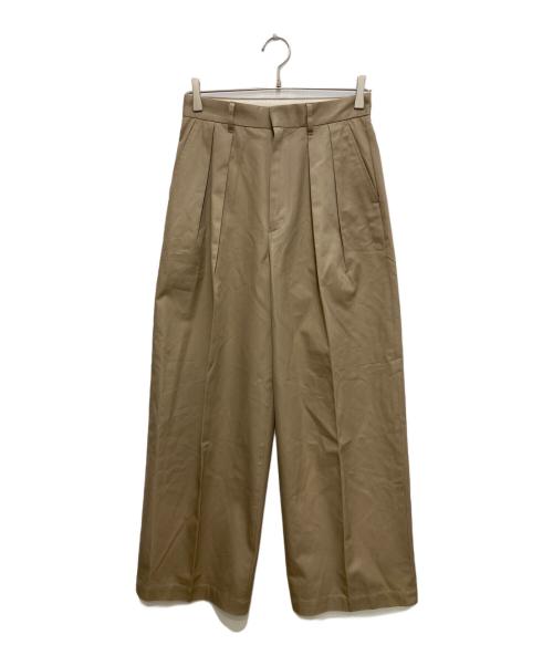 journal standard L'essage（ジャーナルスタンダード レサージュ）journal standard L'essage (ジャーナルスタンダード レサージュ) FINXギャバ チノパンツ ベージュ サイズ:SIZE 38の古着・服飾アイテム