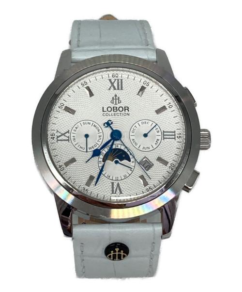 LOBOR（ロバー）LOBOR (ロバー) 腕時計 ホワイトの古着・服飾アイテム