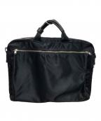 PORTERポーター）の古着「LIFT 2WAY BRIEFCASE ショルダーバッグ」｜ブラック