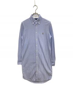 1点物❣️ポロ　Ralph Lauren ヴィンテージワンピ　ストライプリメイク 中古・古着通販】RALPH LAUREN (ラルフローレン) ストライプシャツ