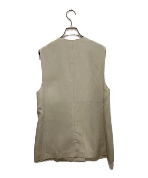 BALLSEY（ボールジィ）BALLSEY (ボールジィ) マットウィーブ Ｖネックジレ ベージュ サイズ:SIZE36の古着・服飾アイテム