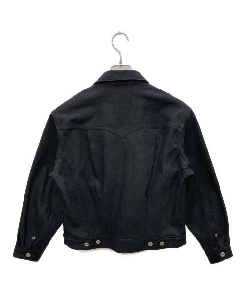 TOM WORKS（トムワークス）TOM WORKS (トムワークス) Azuma (アズマ) TACKED DENIM JACKET ブラック サイズ:-1の古着・服飾アイテム