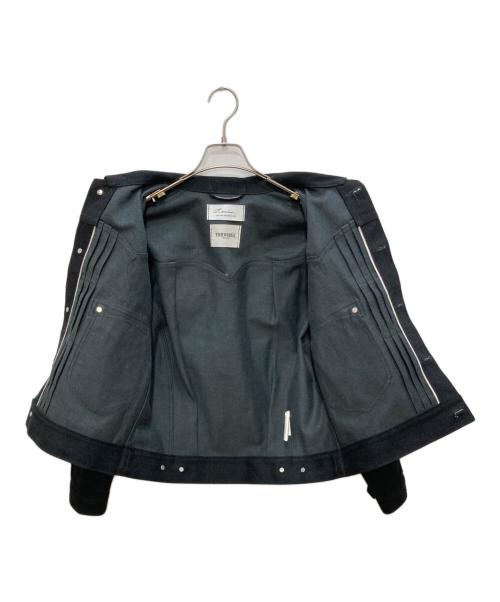 TOM WORKS（トムワークス）TOM WORKS (トムワークス) Azuma (アズマ) TACKED DENIM JACKET ブラック サイズ:-1の古着・服飾アイテム