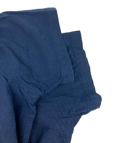 POLO RALPH LAUREN（ポロ・ラルフローレン）POLO RALPH LAUREN (ポロ・ラルフローレン) シアサッカー半袖シャツ ネイビー サイズ:XLの古着・服飾アイテム