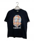 A BATHING APEアベイシングエイプ）の古着「プリントTシャツ」｜ブラック