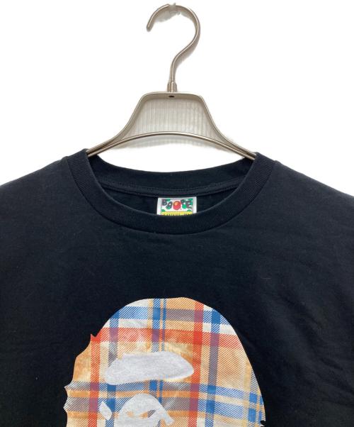 A BATHING APE（アベイシングエイプ）A BATHING APE (アベイシングエイプ) プリントTシャツ ブラック サイズ:XLの古着・服飾アイテム