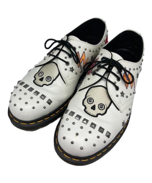 Dr.Martens（ドクターマーチン）Dr.Martens (ドクターマーチン) ROCKABILLY 3EYE SHOE ホワイト サイズ:UK9の古着・服飾アイテム