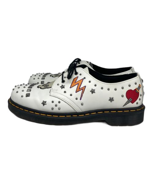 Dr.Martens（ドクターマーチン）Dr.Martens (ドクターマーチン) ROCKABILLY 3EYE SHOE ホワイト サイズ:UK9の古着・服飾アイテム