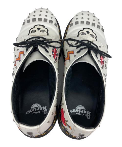 Dr.Martens（ドクターマーチン）Dr.Martens (ドクターマーチン) ROCKABILLY 3EYE SHOE ホワイト サイズ:UK9の古着・服飾アイテム