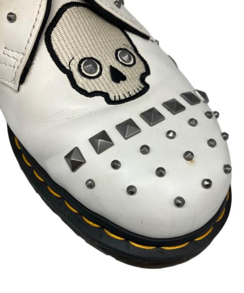 Dr.Martens（ドクターマーチン）Dr.Martens (ドクターマーチン) ROCKABILLY 3EYE SHOE ホワイト サイズ:UK9の古着・服飾アイテム