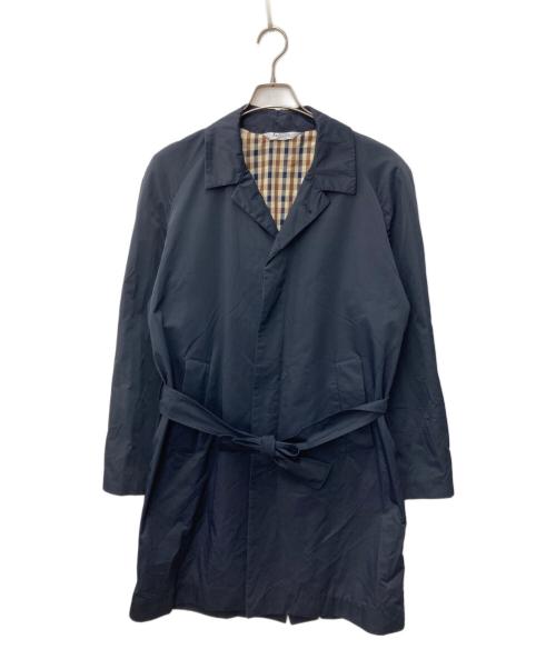 BOTTEGA MARTINESE（ボッテガマルティネーゼ）BOTTEGA MARTINESE (ボッテガマルティネーゼ) VIENNA ステンカラーコート ネイビー サイズ:48の古着・服飾アイテム