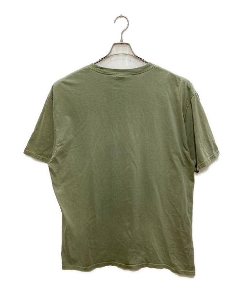 stussy（ステューシー）stussy (ステューシー) プリントTシャツ グリーン サイズ:XLの古着・服飾アイテム