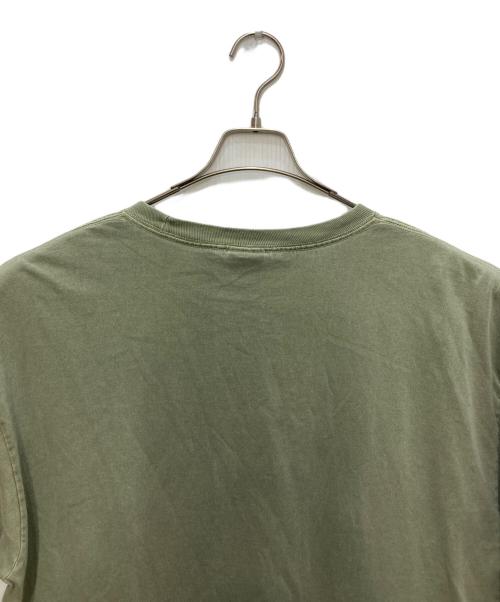 stussy（ステューシー）stussy (ステューシー) プリントTシャツ グリーン サイズ:XLの古着・服飾アイテム