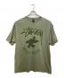 stussy（ステューシー）の古着「プリントTシャツ」｜グリーン