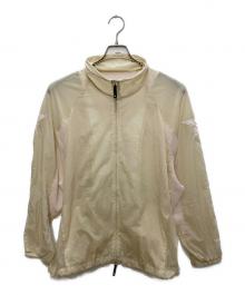 CONVERSE TOKYO（コンバーストウキョウ）の古着「STAR★ PATCH SHEER BLOUSON」｜ベージュ