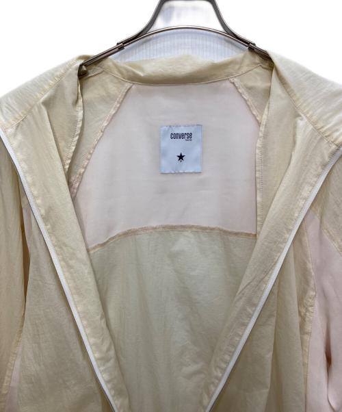 CONVERSE TOKYO（コンバーストウキョウ）CONVERSE TOKYO (コンバーストウキョウ) STAR★ PATCH SHEER BLOUSON ベージュ サイズ:FREEの古着・服飾アイテム