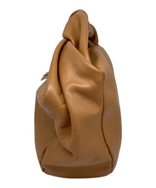 2.718（ニーテンナナイチハチ）2.718 (ニーテンナナイチハチ) Twist Handle Bag ブラウンの古着・服飾アイテム
