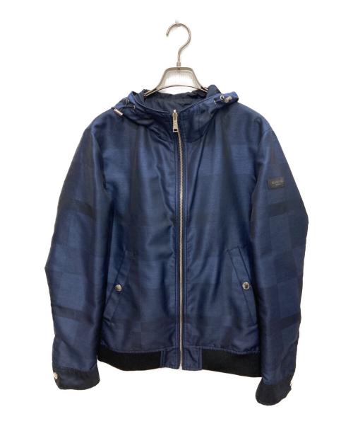 BLACK LABEL CRESTBRIDGE（ブラックレーベル クレストブリッジ）BLACK LABEL CRESTBRIDGE (ブラックレーベル クレストブリッジ) リバーシブルパーカー ネイビー サイズ:Ｌの古着・服飾アイテム