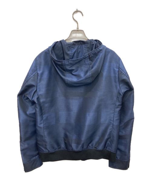 BLACK LABEL CRESTBRIDGE（ブラックレーベル クレストブリッジ）BLACK LABEL CRESTBRIDGE (ブラックレーベル クレストブリッジ) リバーシブルパーカー ネイビー サイズ:Ｌの古着・服飾アイテム