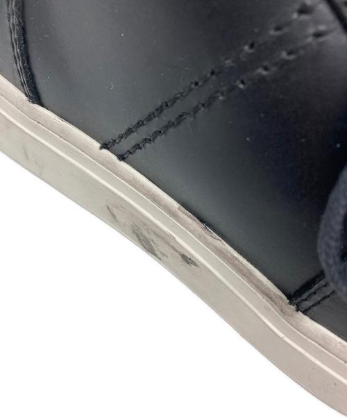 BURBERRY BLACK LABEL（バーバリーブラックレーベル）BURBERRY BLACK LABEL (バーバリーブラックレーベル) ハイカットレザースニーカー ブラック サイズ:SIZE 09-1の古着・服飾アイテム