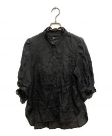 Pale Jute（ペールジュート）の古着「Classic frill shirt」｜ブラック