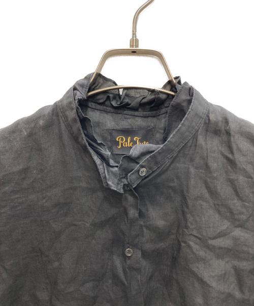 Pale Jute（ペールジュート）Pale Jute (ペールジュート) Classic frill shirt ブラック サイズ:Ｍの古着・服飾アイテム