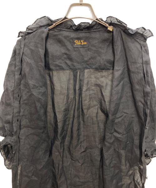 Pale Jute（ペールジュート）Pale Jute (ペールジュート) Classic frill shirt ブラック サイズ:Ｍの古着・服飾アイテム