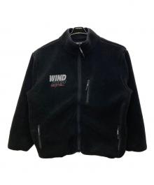 WIND AND SEA（ウィンダンシー）の古着「MARILYN MONROE WDS BOA JACKET/マリリンモンロー WDS ボア ジャケット」｜ブラック