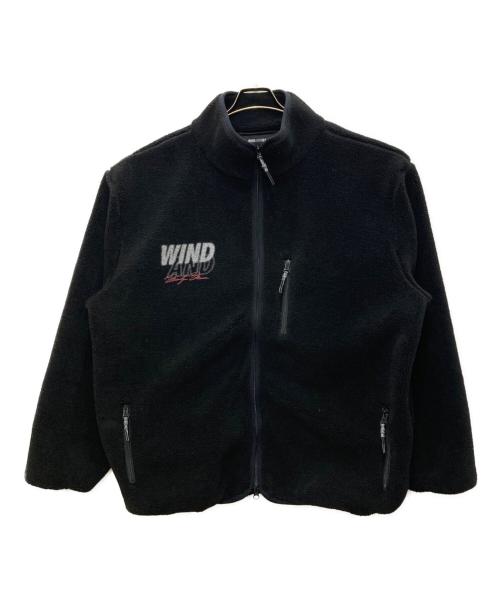 WIND AND SEA（ウィンダンシー）WIND AND SEA (ウィンダンシー) MARILYN MONROE WDS BOA JACKET/マリリンモンロー WDS ボア ジャケット ブラック サイズ:ＸＬ　　の古着・服飾アイテム