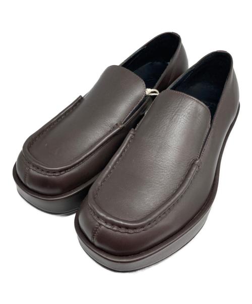 ZARA（ザラ）ZARA (ザラ) 厚底シューズ ブラウン サイズ:27.6の古着・服飾アイテム