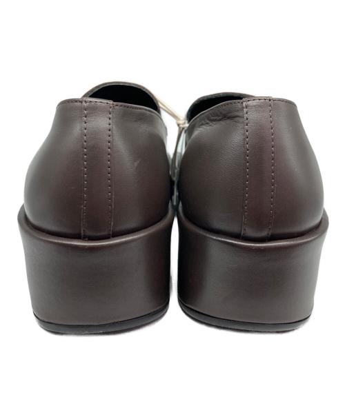ZARA（ザラ）ZARA (ザラ) 厚底シューズ ブラウン サイズ:27.6の古着・服飾アイテム