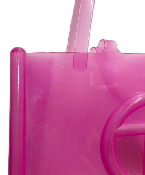 melissa（メリッサ）melissa (メリッサ) Telfar Large Jelly Shopper/テルファー ラージ ジェリー ショッパー ピンクの古着・服飾アイテム