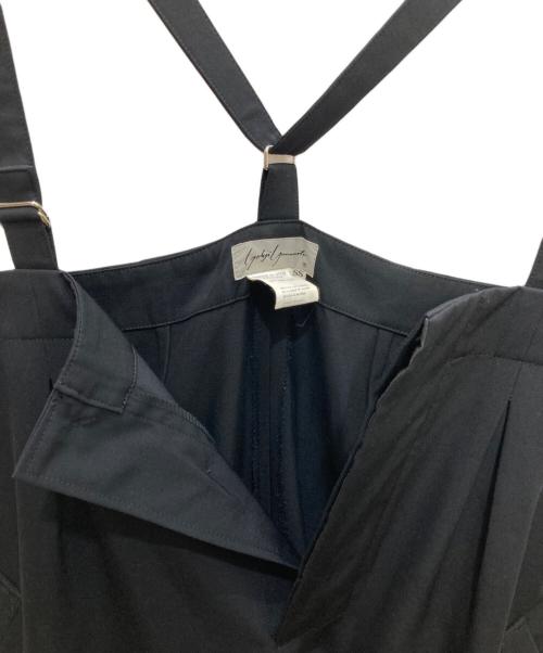 YOHJI YAMAMOTO（ヨウジヤマモト）YOHJI YAMAMOTO (ヨウジヤマモト) オールドサスペンダー付きパンツ ブラック サイズ:SSの古着・服飾アイテム