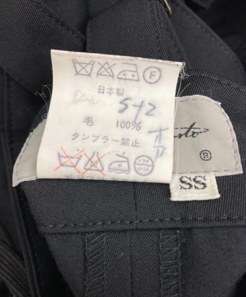 YOHJI YAMAMOTO（ヨウジヤマモト）YOHJI YAMAMOTO (ヨウジヤマモト) オールドサスペンダー付きパンツ ブラック サイズ:SSの古着・服飾アイテム