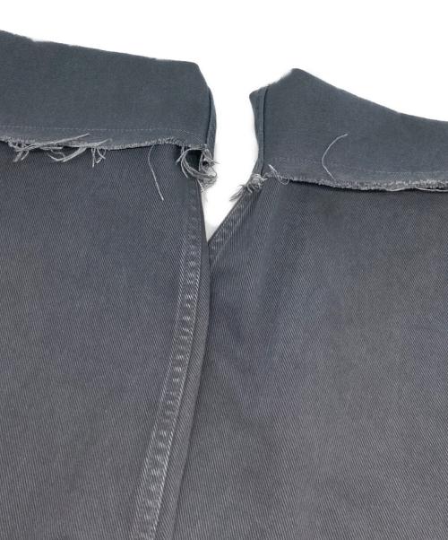 Maison Margiela（メゾンマルジェラ）Maison Margiela (メゾンマルジェラ) カットオフストレートパンツ グレー サイズ:83.5cm　Ｗ３３　の古着・服飾アイテム